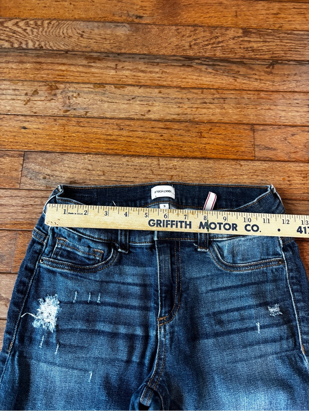 Womens Sneak Peek skinny jeans size 3 - Picture 7 of 10